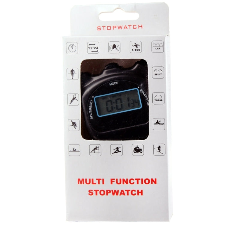 PS50 Stopwatch Professional Chronograph Handheld Digital LCD Sports Counter Timer with Strap, PS50