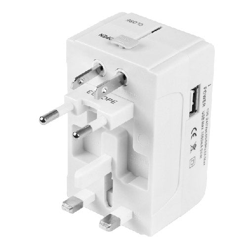 933L 4 in 1 (EU + UK + AU + US Plug) Universal USB Charger Travel Adaptor Default Title