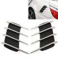 2 PCS Hood Side Shark Gill Simulation Air Flow Vent Fender Sticker for Car Decoration, Size: 22cm x 20cm x 2cm, 220mm x 200mm x 20mm 220mm x 200mm x 20mm