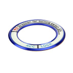 Fluorescent Aluminum Alloy Ignition Key Ring, Inside Diameter: 3.4cm