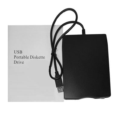 USB Portable Diskette Drive, USB External Floppy Drive – Durable Build, Easy to Use