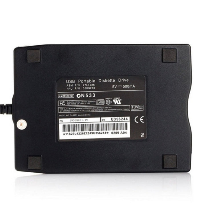 3.5 inch 1.44MB FDD Portable USB External Floppy Diskette Drive for Laptop, Desktop – Durable Build, Easy to Use