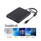 3.5 inch 1.44MB FDD Portable USB External Floppy Diskette Drive for Laptop, Desktop – Durable Build, Easy to Use