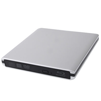 USB 3.0 Aluminum Alloy Portable DVD / CD Rewritable Blu-ray Drive for 12.7mm SATA ODD / HDD, Plug and Play, Blu-ray Drive (Silver), Blu-ray Drive (Red) – Aluminum Alloy