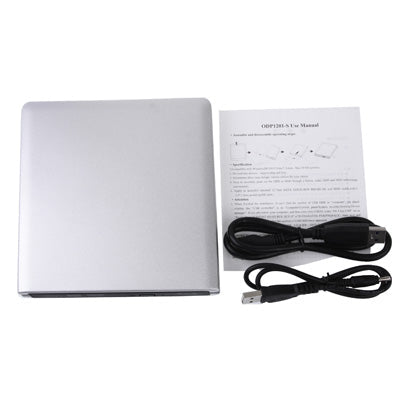 USB 3.0 Aluminum Alloy Portable DVD / CD Rewritable Blu-ray Drive for 12.7mm SATA ODD / HDD, Plug and Play, Blu-ray Drive (Silver), Blu-ray Drive (Red) – Aluminum Alloy