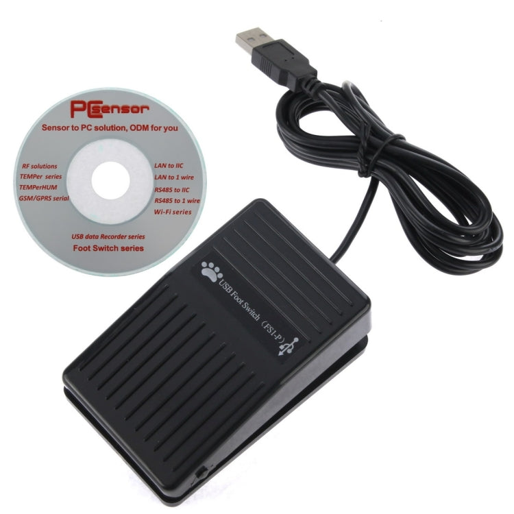 USB Foot Pedal Control Switch Game Pad Keyboard Adapter for Computer, 1 Foot Switch – Durable Build, Easy to Use