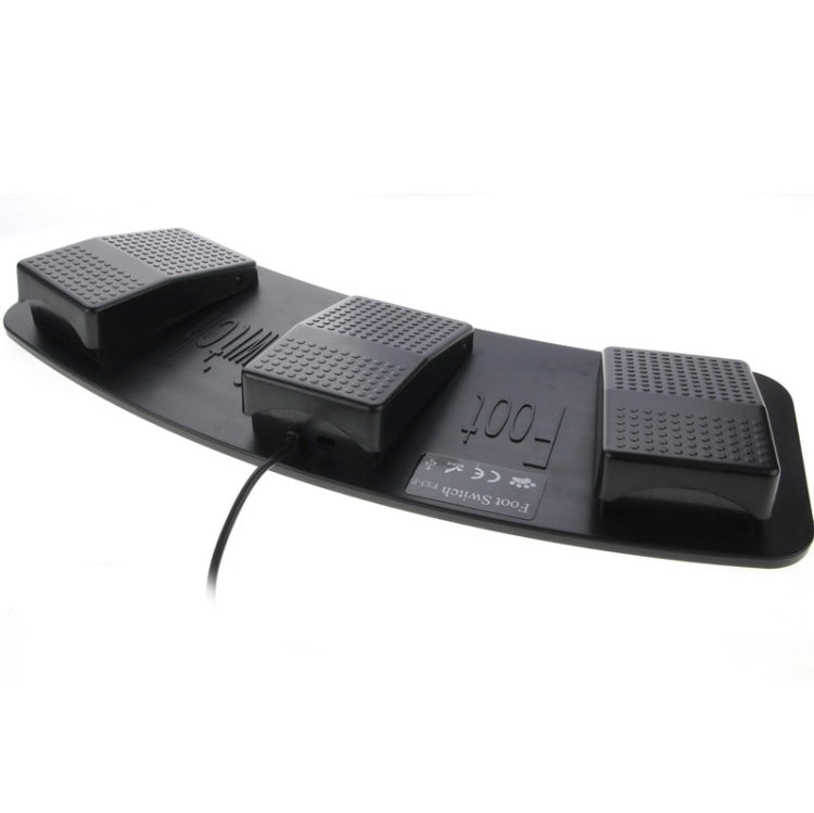 PC USB Triple Action Foot Switch, 2 Foot Switch – Durable Build, Easy to Use