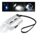Pocket 30X-60X Microscope with 2-LED Lights / Money Detector Light, 30X-60X – Durable Build, Easy to Use 30X-60X
