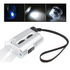 Pocket 30X-60X Microscope with 2-LED Lights / Money Detector Light, 30X-60X – Durable Build, Easy to Use 30X-60X
