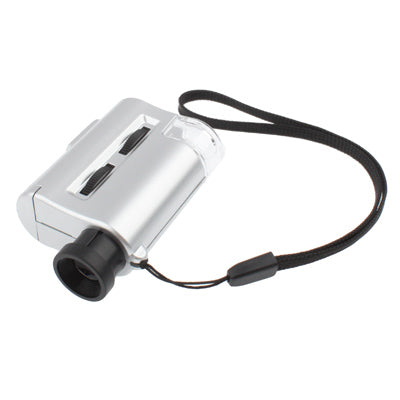 Pocket 30X-60X Microscope with 2-LED Lights / Money Detector Light, 30X-60X – Durable Build, Easy to Use
