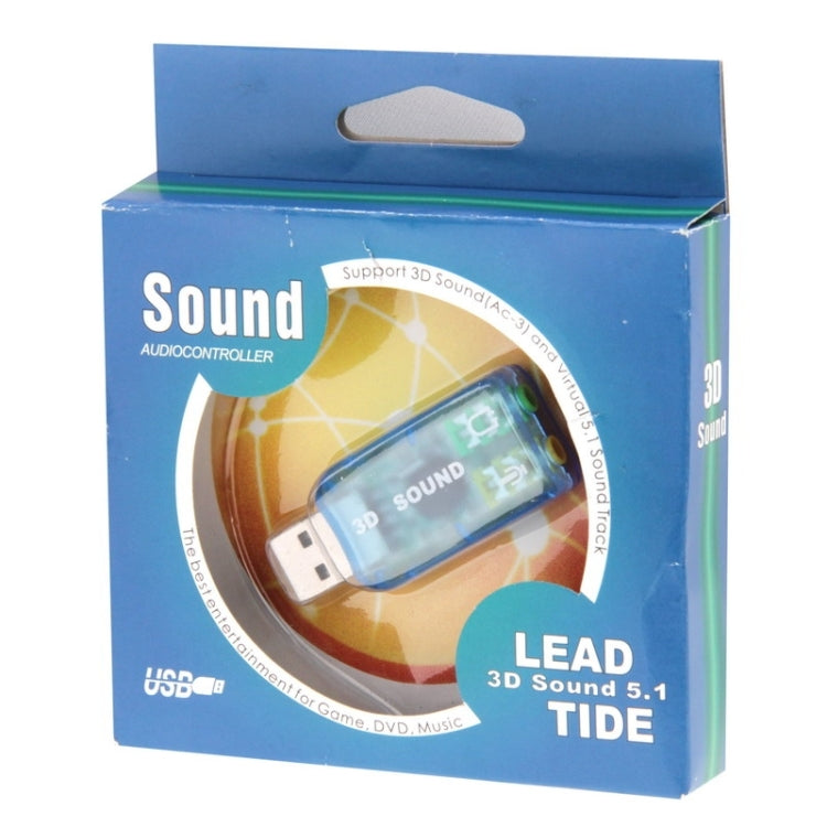 USB DSP 5.1 External Sound Card Adapter Mono Channel (Color random delivery) – Durable Build, Easy to Use