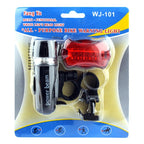 5 LED Water Resistant Bike Bicycle Head Light+ Rear Safety Flashlight, Bicycle Head Light+ Rear Safety Flashlight