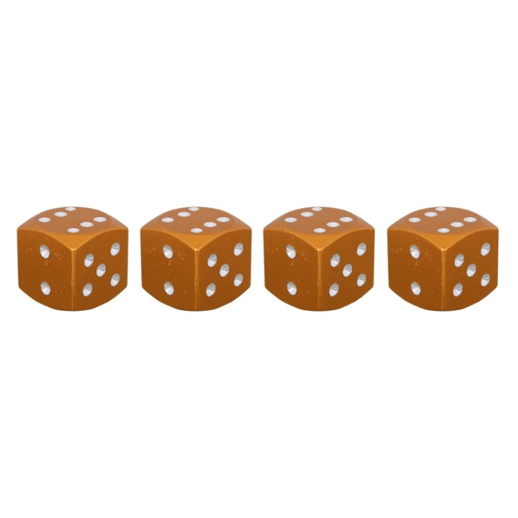 Universal 8mm Dice Style Aluminium Alloy Car Tire Valve Caps, Pack of 4, Dice Style 5, Dice Style 4, Dice Style, Dice Shape 5, Dice Style 5
