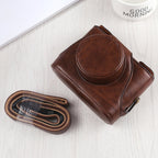 Full Body Camera PU Leather Case Bag with Strap for FUJIFILM X10 / X20, For FUJI X10 For FUJI X10 Coffee