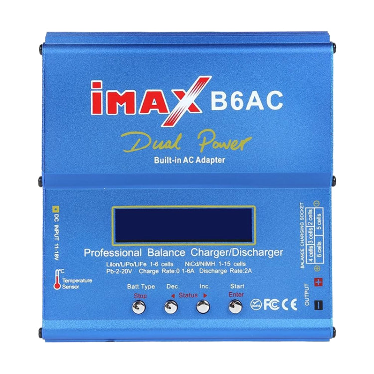 iMAX B6AC 2.6 inch LCD RC Lipo Battery Balance Charger (100-240V / EU Plug), B6AC B6AC