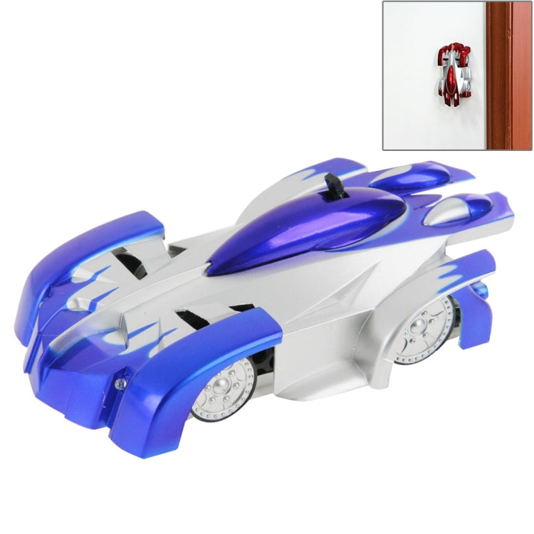 Superior Cool Infrared Control Toy Car Remote Control RC Wall Climber Car Climbing Stunt Car – Durable Build, Easy to Use Blue
