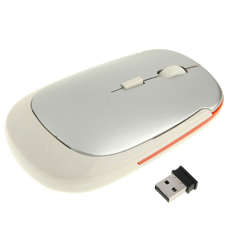 2.4GHz Wireless Ultra-thin Mouse, Black, Silver – Ultra-thin, Plug-and-play Silver Silver