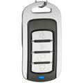 315MHz Metal Learning Code 4 Keys Remote Control for Car Garage Door (Black + Silver), 315MHz 315MHz