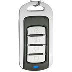 315MHz Metal Learning Code 4 Keys Remote Control for Car Garage Door (Black + Silver), 315MHz 315MHz