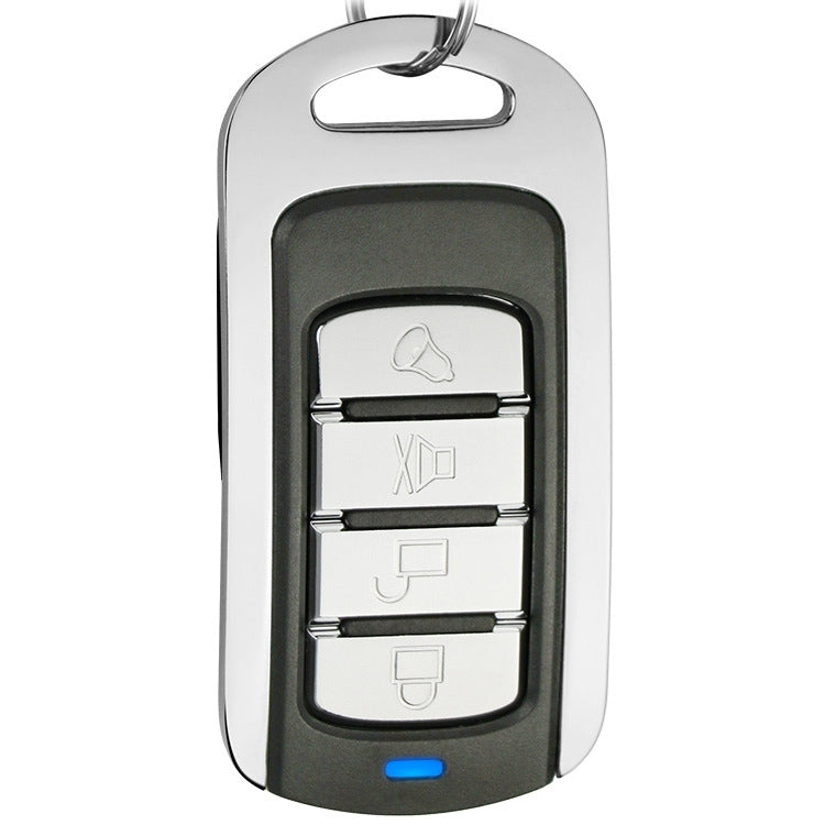 315MHz Metal Learning Code 4 Keys Remote Control for Car Garage Door (Black + Silver), 315MHz 315MHz