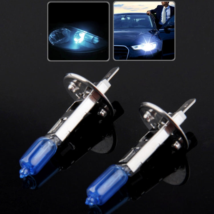 Halogen Bulb, Super White Car Headlight Bulb, 12 V / 55W, 6000K 1700 LM (Pair), 9006, H7, H11, H1, H4, 9005 – Durable Build, Easy to Use H1 H1