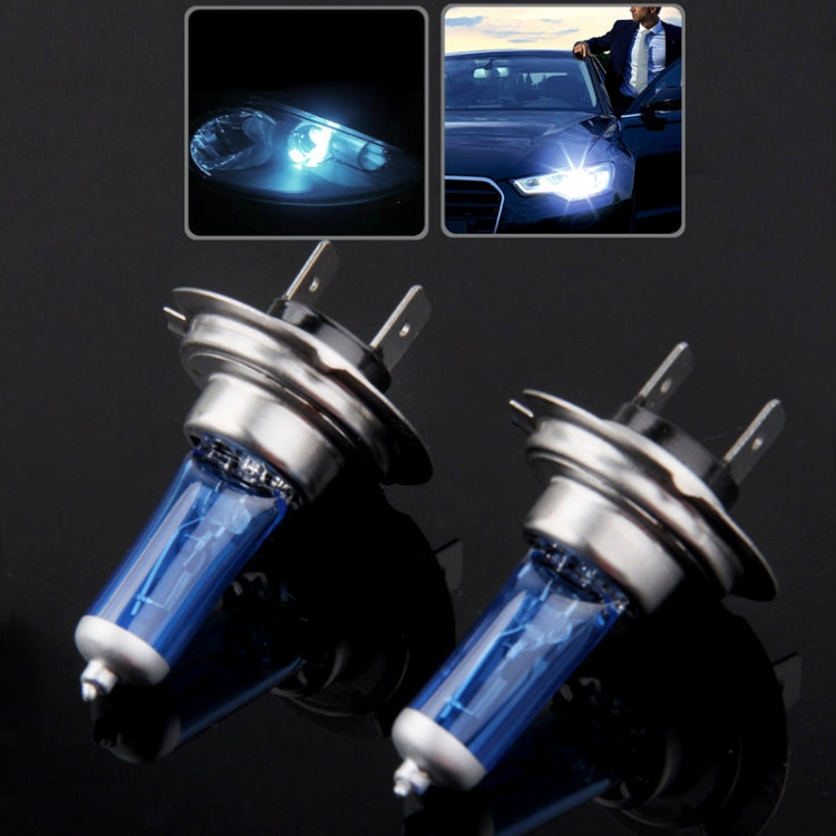 Halogen Bulb, Super White Car Headlight Bulb, 12 V / 55W, 6000K 1700 LM (Pair), 9006, H7, H11, H1, H4, 9005 – Durable Build, Easy to Use H7 H7