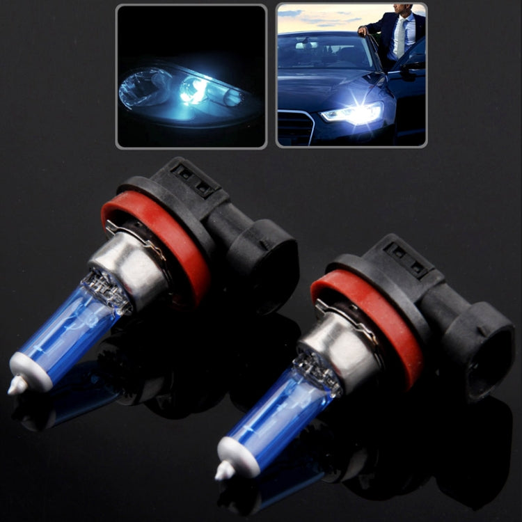 Halogen Bulb, Super White Car Headlight Bulb, 12 V / 55W, 6000K 1700 LM (Pair), 9006, H7, H11, H1, H4, 9005 – Durable Build, Easy to Use H11 H11