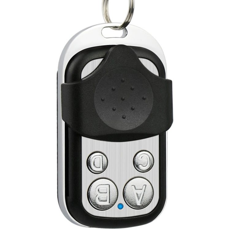 433MHz Metal Wireless Learning Code 4 Keys Remote Control (Black + Silver), 433MHz 433MHz