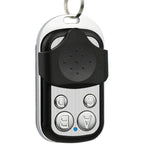 433MHz Metal Wireless Learning Code 4 Keys Remote Control (Black + Silver), 433MHz 433MHz