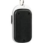 433MHz Metal Wireless Learning Code 4 Keys Remote Control (Black + Silver), 433MHz