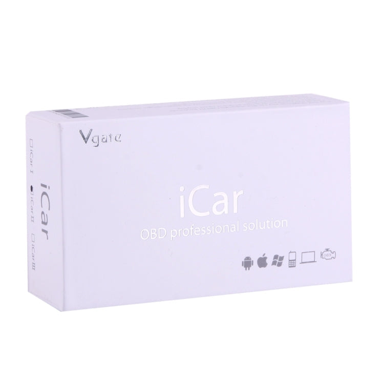 High Quality Super Mini Vgate iCar2 ELM327 OBDII WiFi Car Scanner Tool, Support Android & iOS, WiFi Black