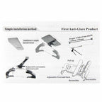 2 in 1 HD Car Anti-Glare Dazzling Goggle Day Night Vision Driving Mirror Sun Visors, Sun Visors
