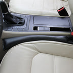 2 PCS Leather Car Seat Gap Filler, Size: 45x7x4.5cm Black