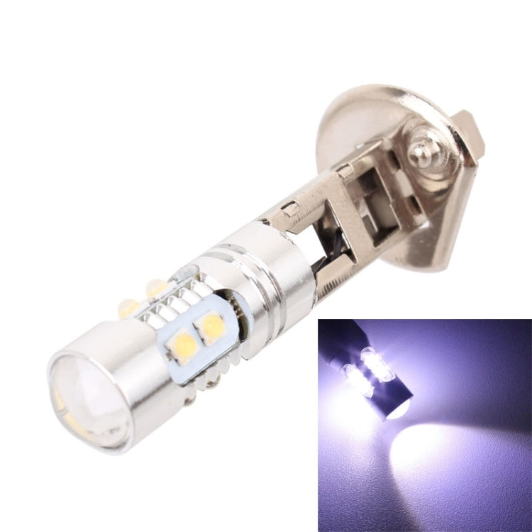 H1 50W 600LM 5500K White Light 10 SMD-2828-LEDs Car Foglight , Constant Current , DC12-24V, H1 H1