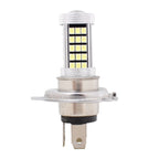 2 PCS H4 12.6W 630LM 6500K White Light 2835 SMD 66 LED Car Fog Light, DC12V, H4