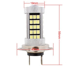 2 PCS H7 12.6W 630LM 6500K White Light 2835 SMD 66 LED Car Fog Light, DC12V, H7