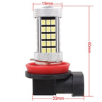 2 PCS H11 12.6W 630LM 6500K White Light 2835 SMD 66 LED Car Fog Light, DC12V, H11