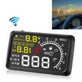 X3 Bluetooth 5.5 inch Car OBDII / EUOBD HUD Vehicle-mounted Head Up Display Security System, Support Speed & Fuel Consumption, Overspeed Alarm, Water Temperature, etc, X3 5.5 inch X3 5.5 inch