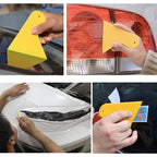 KANEED 10 PCS Car Window Wrapping Film Scraper Thickening Car Sticker Tool, Size: 11cm x 9.5cm, Film Scraper – Durable Build, Easy to Use
