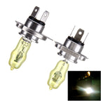 H4 Xenon Pure Yellow Bulbs, 12V 100/90W, H4 100/90W H4 100 90W