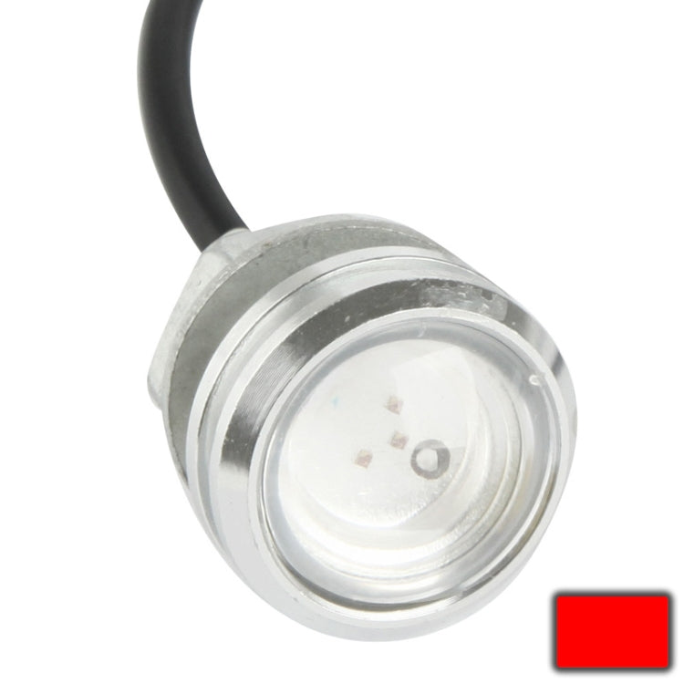 3W Waterproof Eagle Eye Light LED Light for Vehicles, Cable Length: 60cm, 蓝光, Red, Warm White – Waterproof