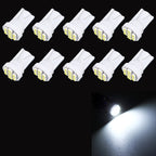 10 PCS T10 8 LED Car Signal Light Bulb White Light
