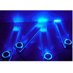 4X Car Illumination Blue Light LED Dash Decoration Lamp, Car LED Dash Decoration Lamp – Waterproof