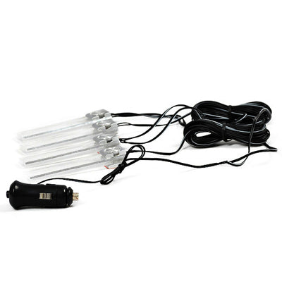 4X Car Illumination Blue Light LED Dash Decoration Lamp, Car LED Dash Decoration Lamp – Waterproof