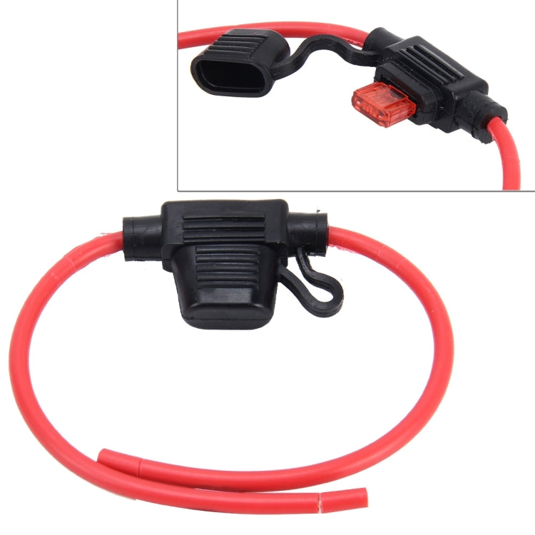 Waterproof Fuse Box Fuse Holder with Wire, DC12V, Small Size Small Size
