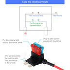 Add-A-Circuit TAP Adapter ATM APM Blade Auto Fuse Holder (Medium Size), Medium Size