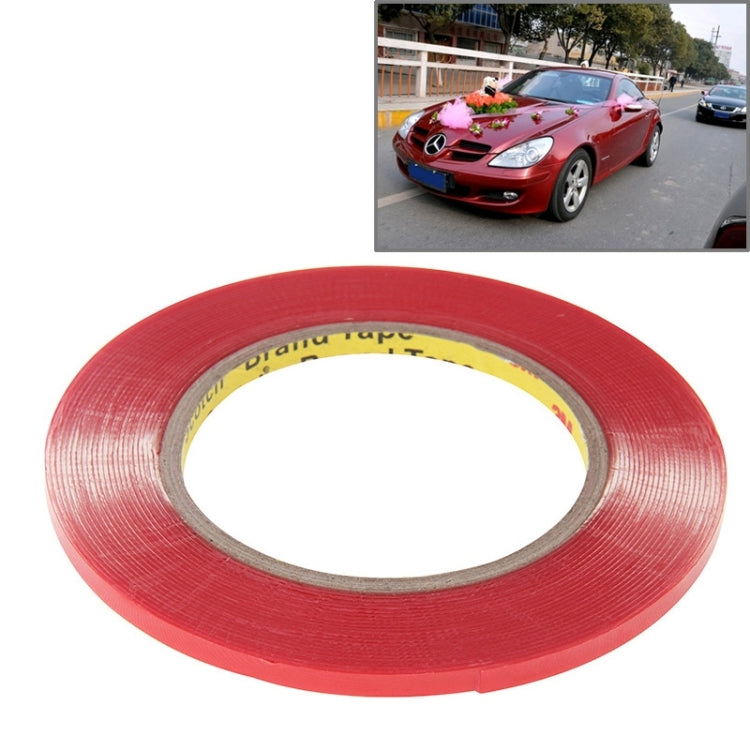 Universal Transparent Double Sided Adhesive Tape, Width: 0.6cm, Length: 10m, 10m×0.6cm – Durable Build, Easy to Use 10m×0.6cm