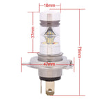 H4 850LM P43T 100W LED Car Front Headlights / Daytime Running Light / Driving Lamp Bulb, DC 12-24V, H4