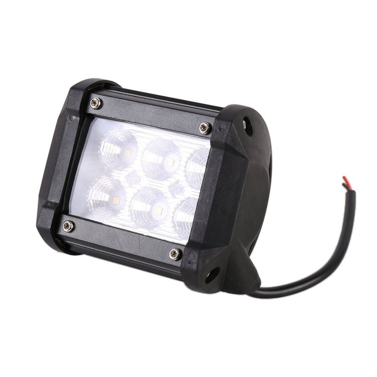 18W 6 LED White Light Floodlight Engineering Lamp / Waterproof IP67 SUVs Light, DC 10-30V, 6 LED Floodlight – Waterproof