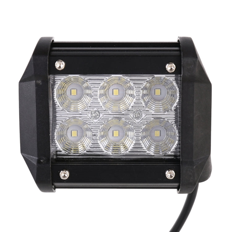 18W 6 LED White Light Floodlight Engineering Lamp / Waterproof IP67 SUVs Light, DC 10-30V, 6 LED Floodlight – Waterproof